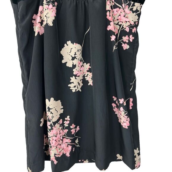 Free People Floral Bow Front Babydoll Mini Dress Empire Waist Coquette Y2K Sz S - Picture 9 of 13